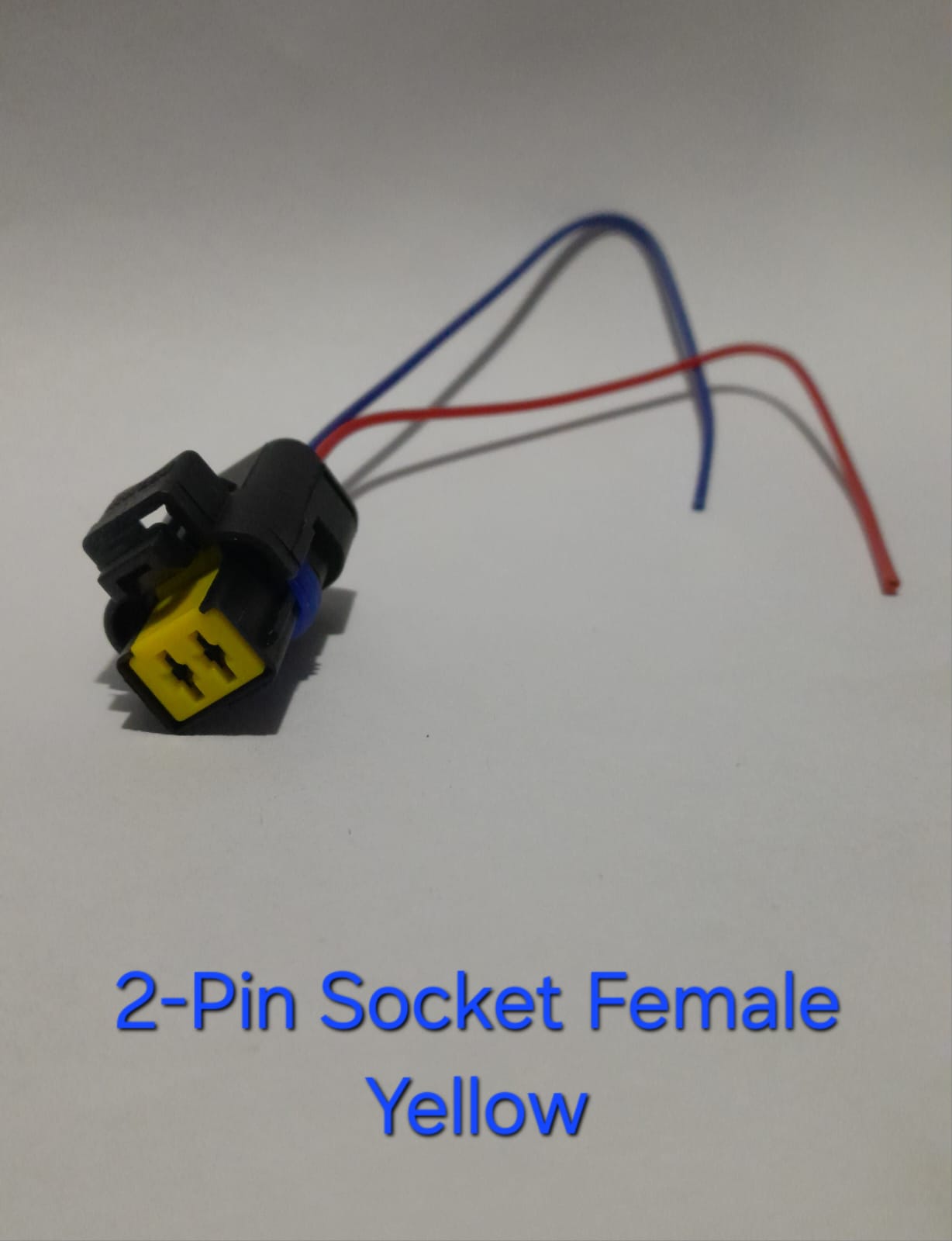 Wiring Socket 2-Pin Female Yellow 3W Bajaj RE-Compact BS6